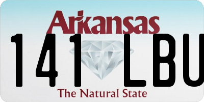 AR license plate 141LBU