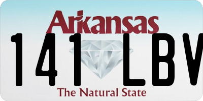 AR license plate 141LBV