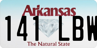 AR license plate 141LBW