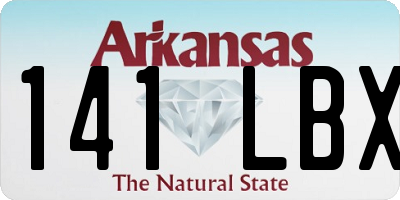 AR license plate 141LBX