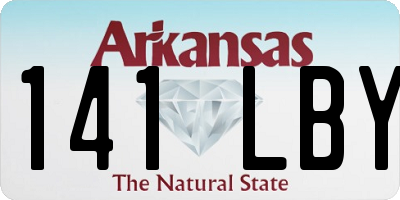 AR license plate 141LBY