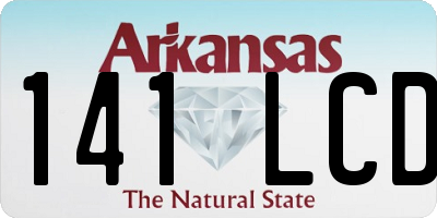 AR license plate 141LCD