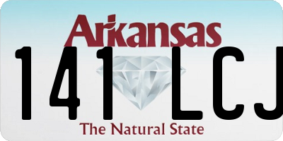 AR license plate 141LCJ