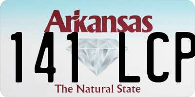 AR license plate 141LCP
