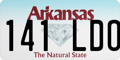 AR license plate 141LDO