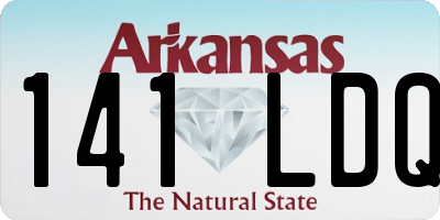 AR license plate 141LDQ