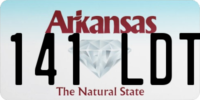 AR license plate 141LDT