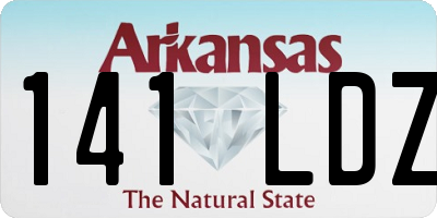 AR license plate 141LDZ