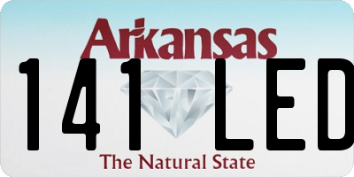 AR license plate 141LED