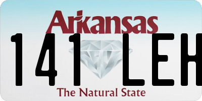AR license plate 141LEH
