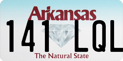 AR license plate 141LQL