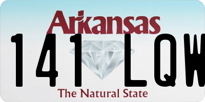 AR license plate 141LQW