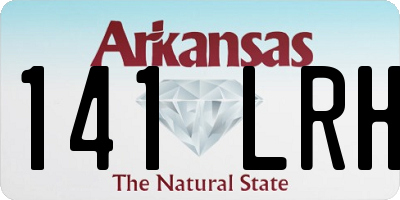 AR license plate 141LRH