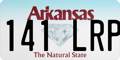AR license plate 141LRP