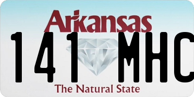 AR license plate 141MHC