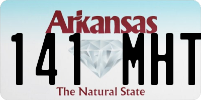 AR license plate 141MHT