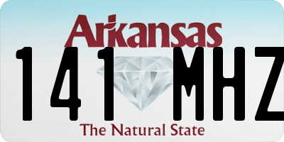 AR license plate 141MHZ