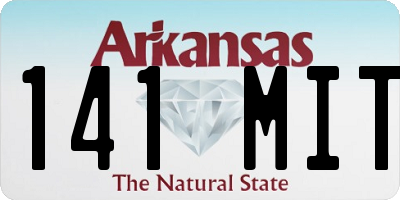 AR license plate 141MIT