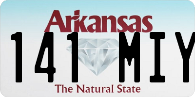 AR license plate 141MIY