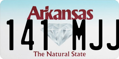 AR license plate 141MJJ