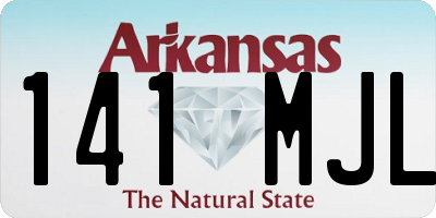 AR license plate 141MJL