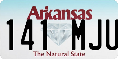 AR license plate 141MJU