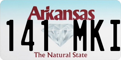 AR license plate 141MKI