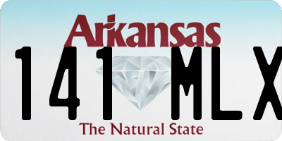 AR license plate 141MLX