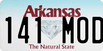 AR license plate 141MOD