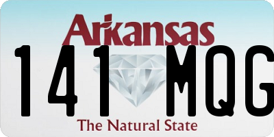 AR license plate 141MQG