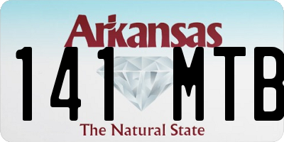 AR license plate 141MTB