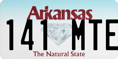 AR license plate 141MTE