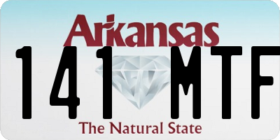 AR license plate 141MTF