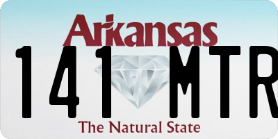 AR license plate 141MTR