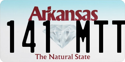 AR license plate 141MTT
