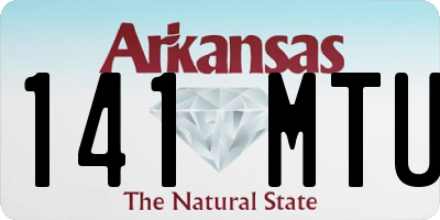 AR license plate 141MTU