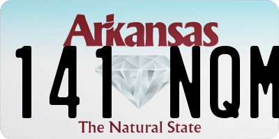 AR license plate 141NQM
