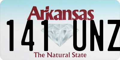 AR license plate 141UNZ