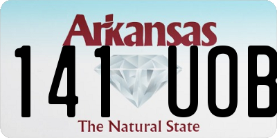 AR license plate 141UOB