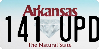 AR license plate 141UPD