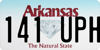 AR license plate 141UPH