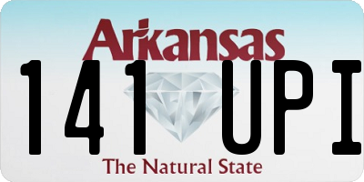 AR license plate 141UPI