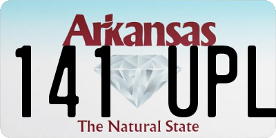 AR license plate 141UPL
