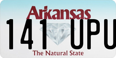 AR license plate 141UPU