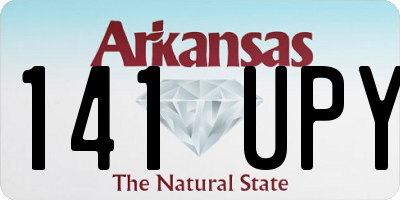 AR license plate 141UPY