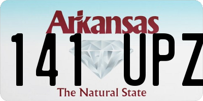 AR license plate 141UPZ