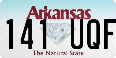 AR license plate 141UQF