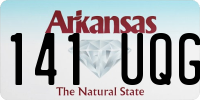 AR license plate 141UQG