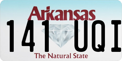 AR license plate 141UQI