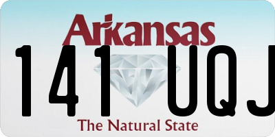 AR license plate 141UQJ